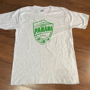 Gray Cerveza Panama Lager T-Shirt